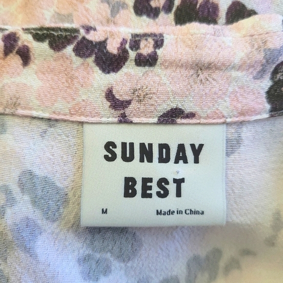 Aritzia Sunday Best Aki Short Sleeve Floral Dress - Picture 14 of 14